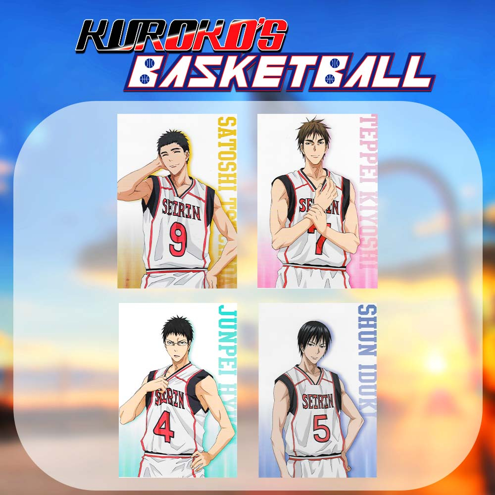 Kuroko No Basket - Lot de 4 photos encadrées (Set 17)