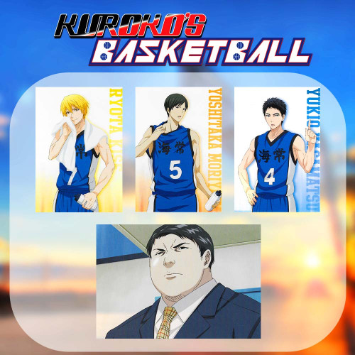 Kuroko No Basket - Lot de 4 photos encadrées (Set 19)