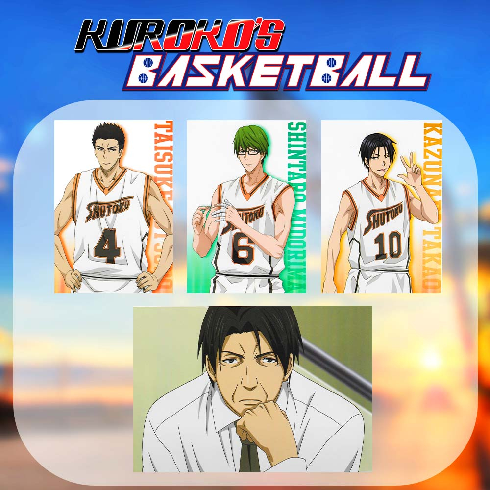 Kuroko No Basket - Lot de 4 photos encadrées (Set 20)