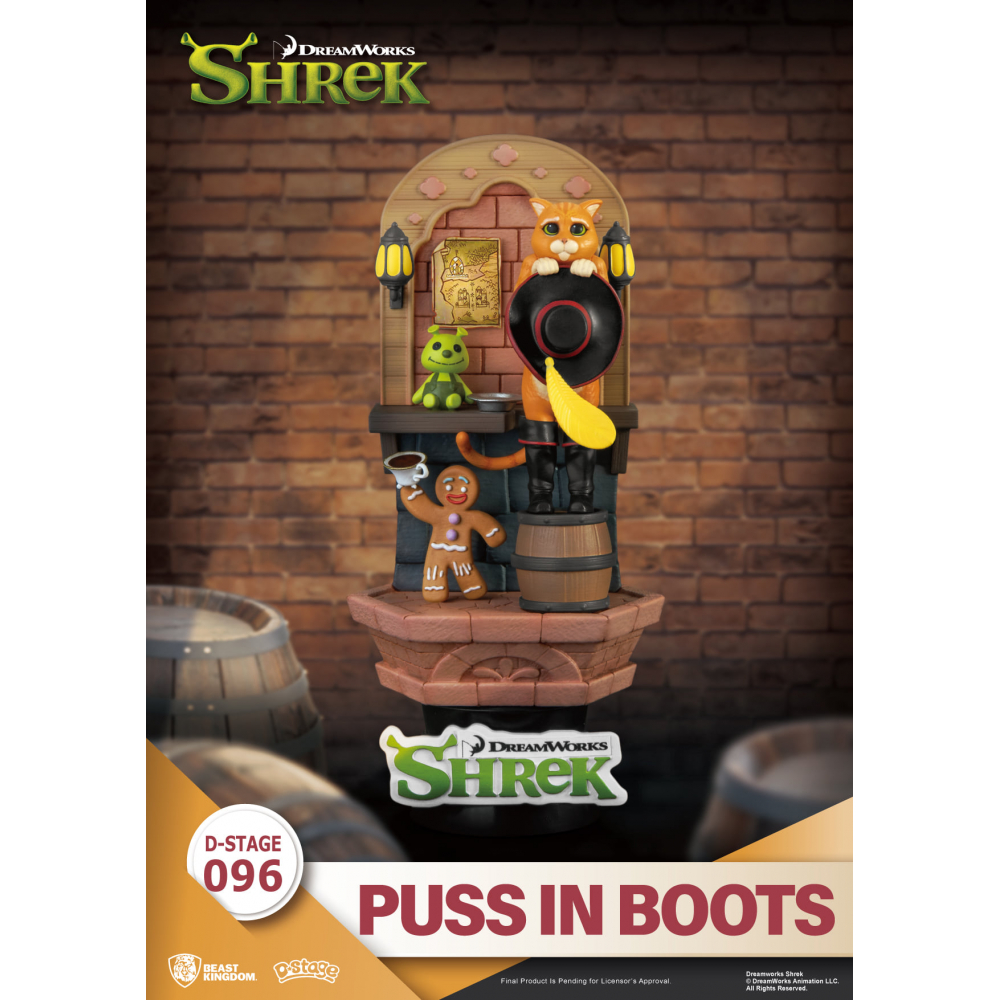 Shrek - Figurine Chat Botté (Puss In Boots) Diorama [D-Stage 096]