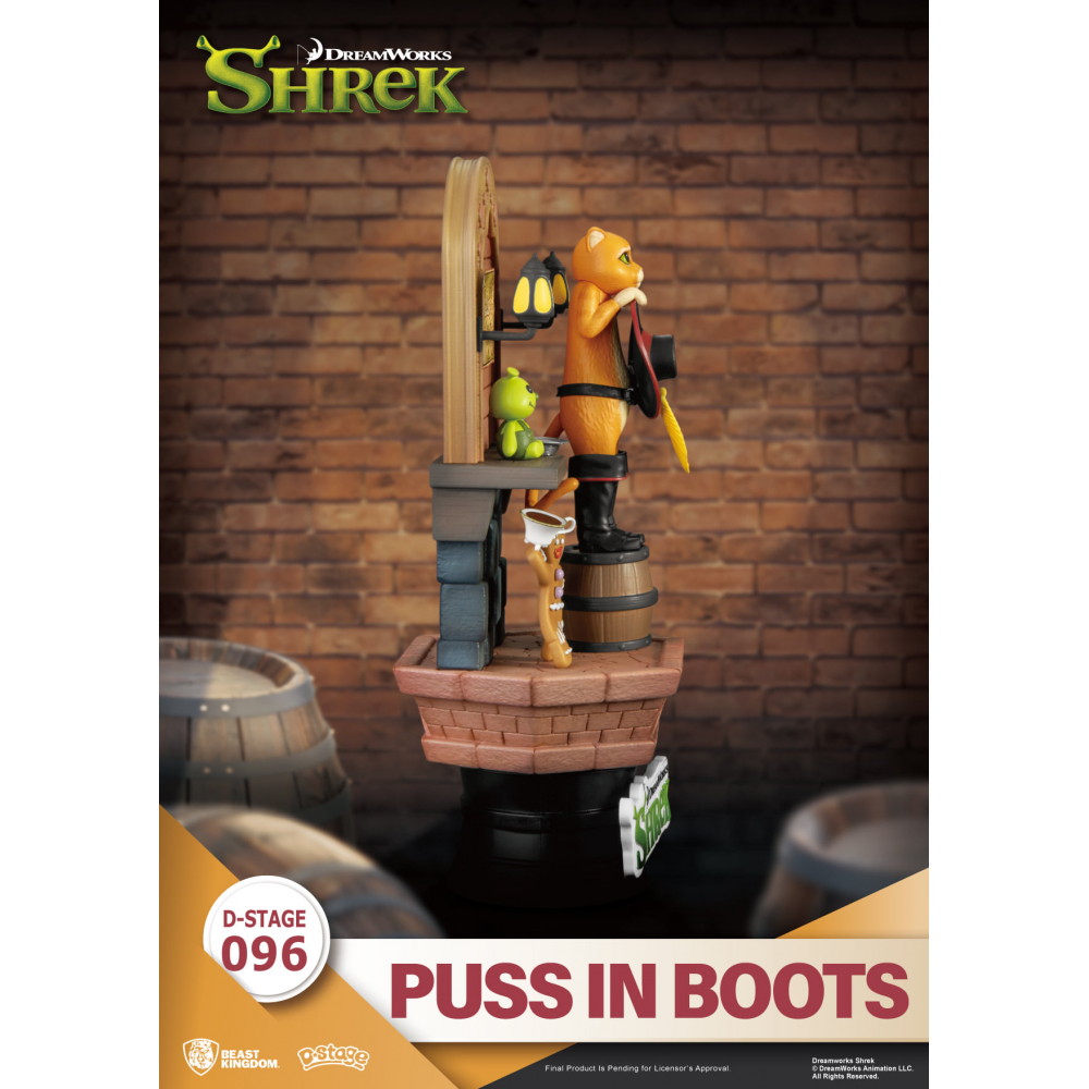 Shrek - Figurine Chat Botté (Puss In Boots) Diorama [D-Stage 096]