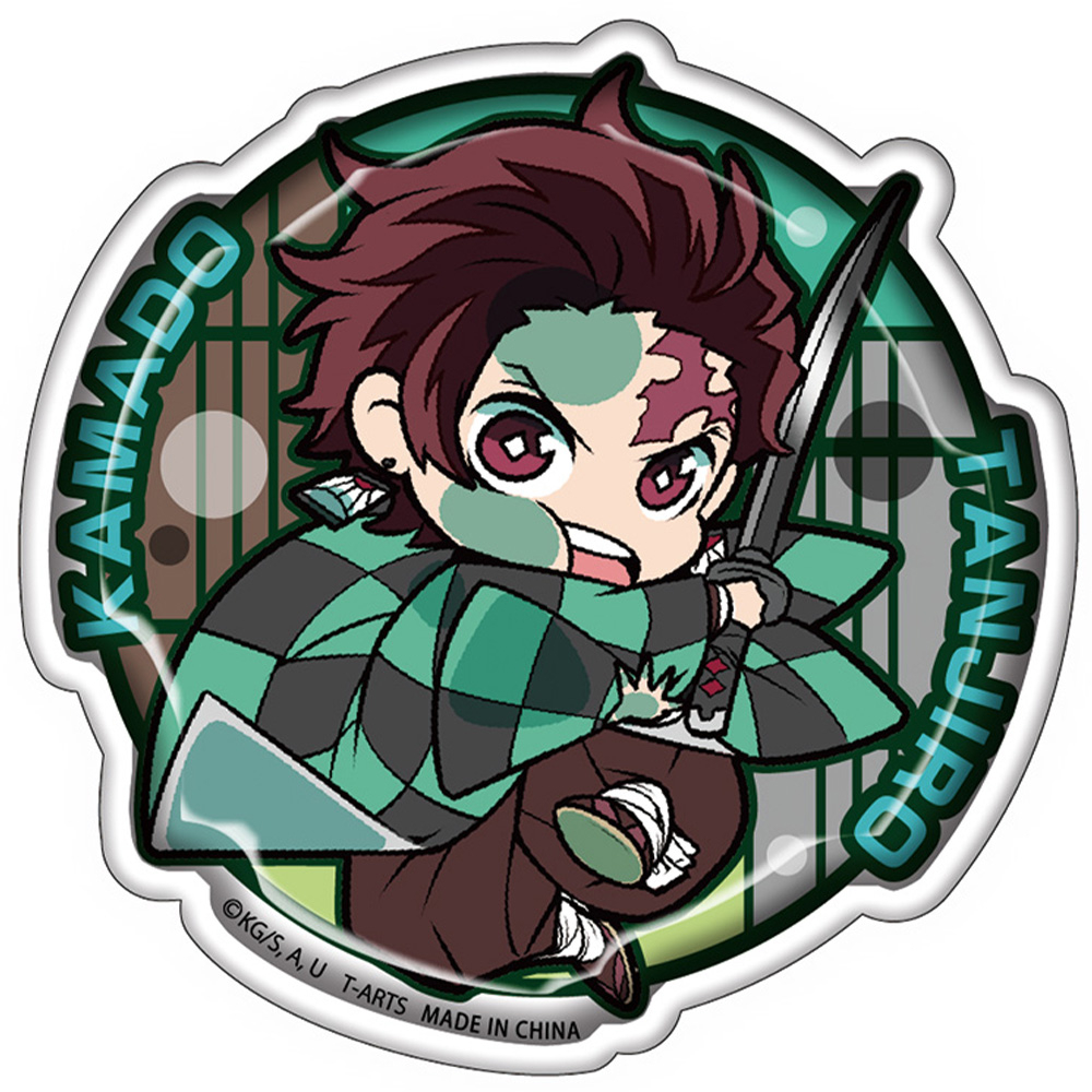 Demon Slayer Kimetsu No Yaiba - Stickers 3D Tanjiro Kamado Demon Slayer Kimetsu No Yaiba Vol. 2 Pita! Deformed