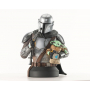 Star Wars : The Mandalorian - Figurine The Mandalorian + Grogu PX Bust 1/6