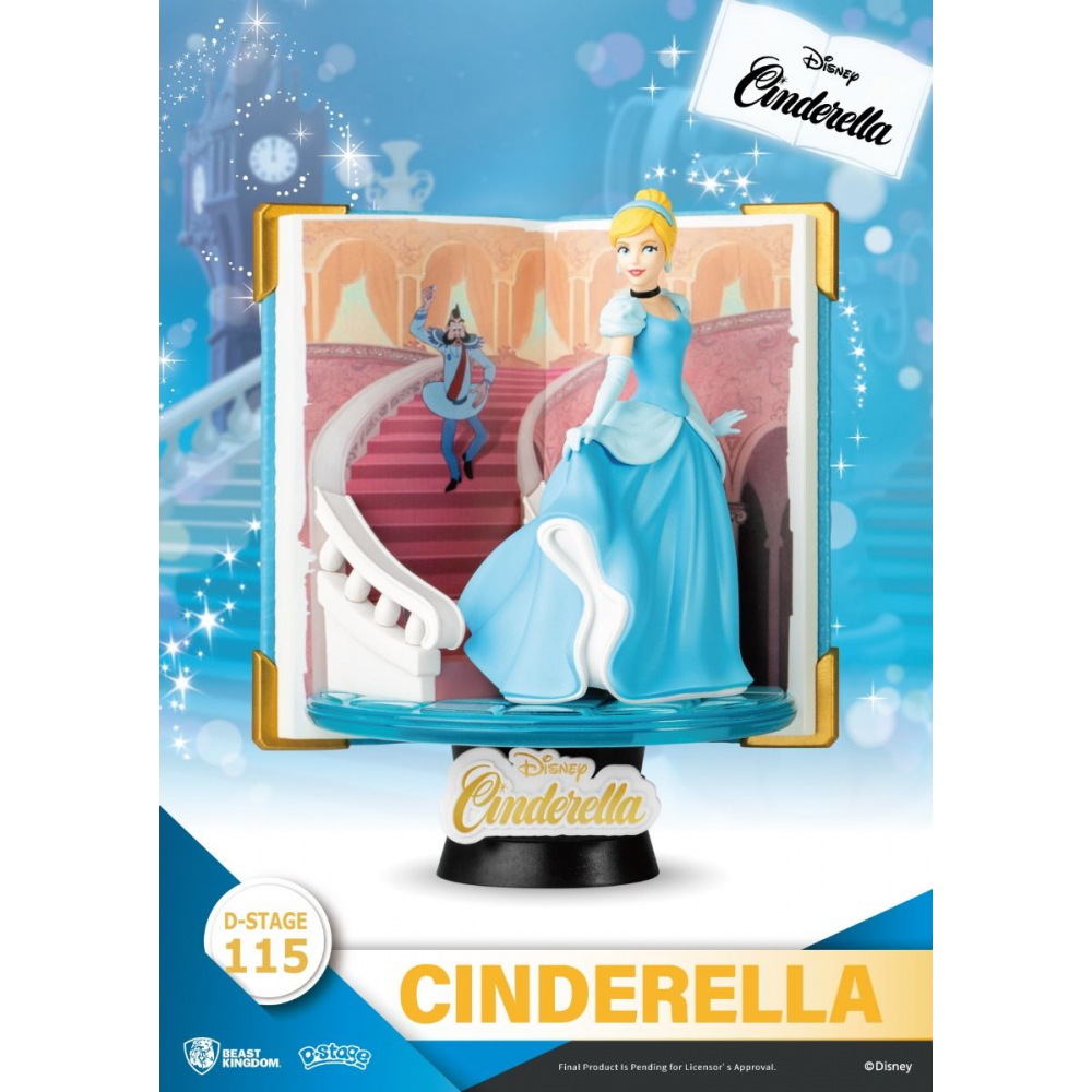 Disney - Figurine Cendrillon Diorama Story Book [D-Stage 115]