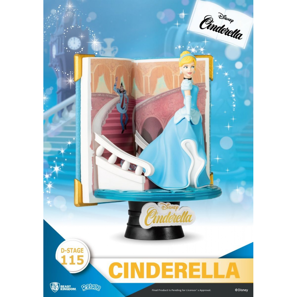 Disney - Figurine Cendrillon Diorama Story Book [D-Stage 115]