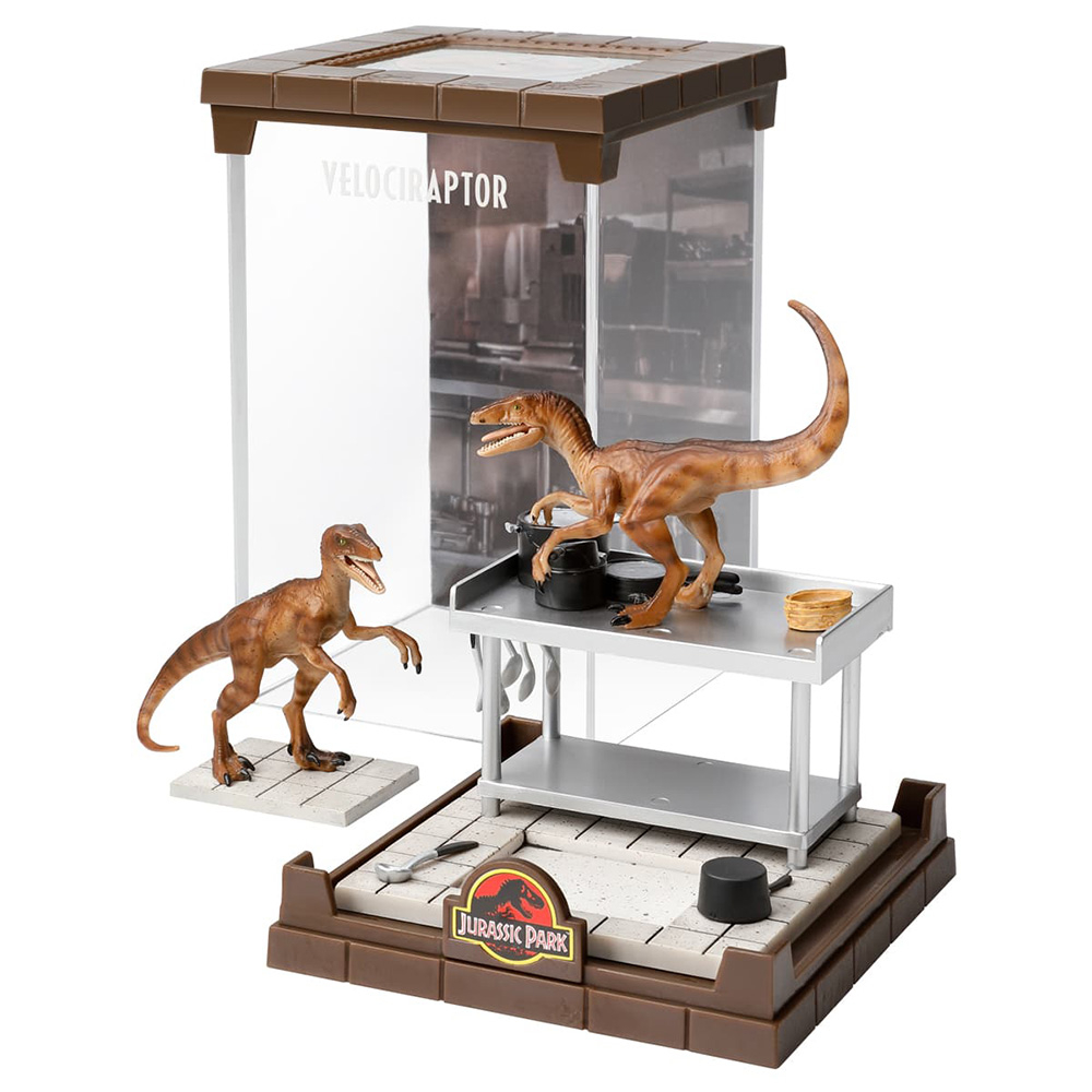 Jurassic Park - Figurine Velociraptors Diorama