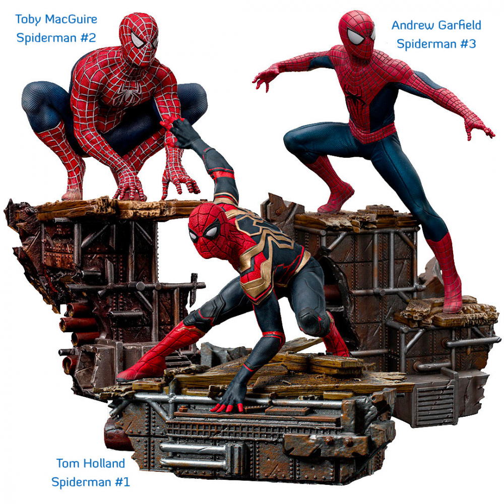 Marvel - Figurine Spider-man n°1 No Way Home 1/10