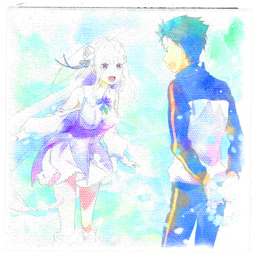 Re Zero Starting Life In Another World - Toile Emilia & Subaru Re:Zero ~ Madorami no Teaparty ~ Ichiban Kuji [Lot E]