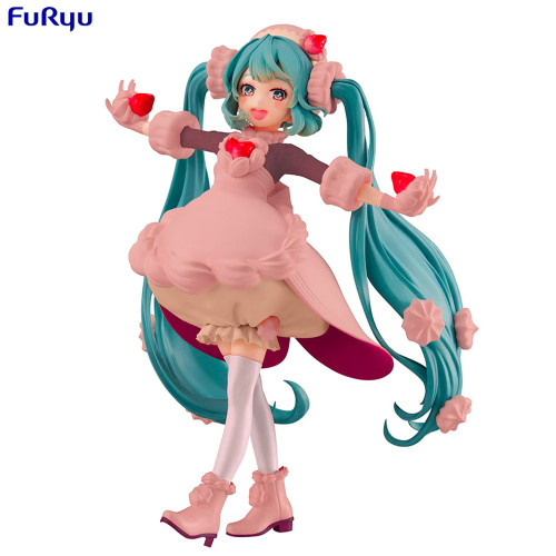 Vocaloid - Figurine Miku Hatsune Strawberry Choco Shortcake Ver. Sweet Sweets Series