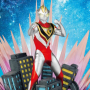 Ultraman - Figurine Ultraman Gaia Diorama [D-Stage 113]