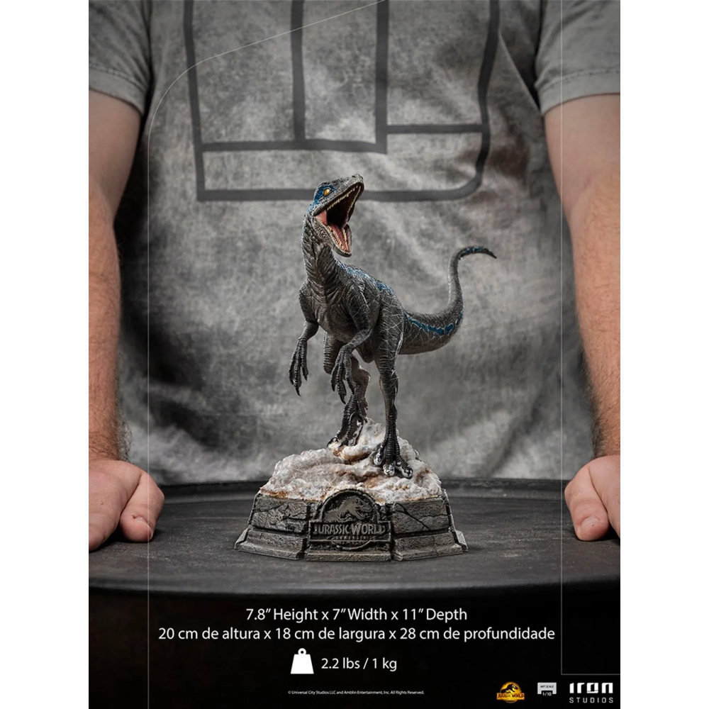 Jurassic World : Dominion - Figurine Blue Art Scale 1/10