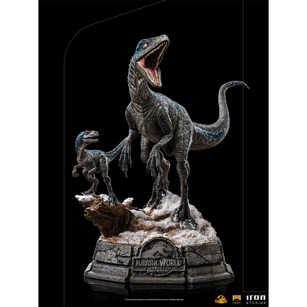 Jurassic World : Dominion - Figurine Blue + Beta Deluxe Art Scale 1/10