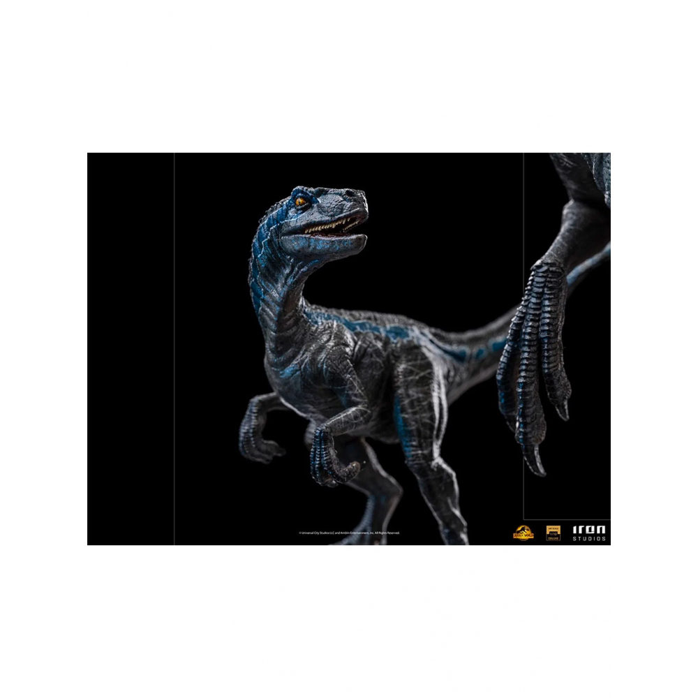 Jurassic World : Dominion - Figurine Blue + Beta Deluxe Art Scale 1/10