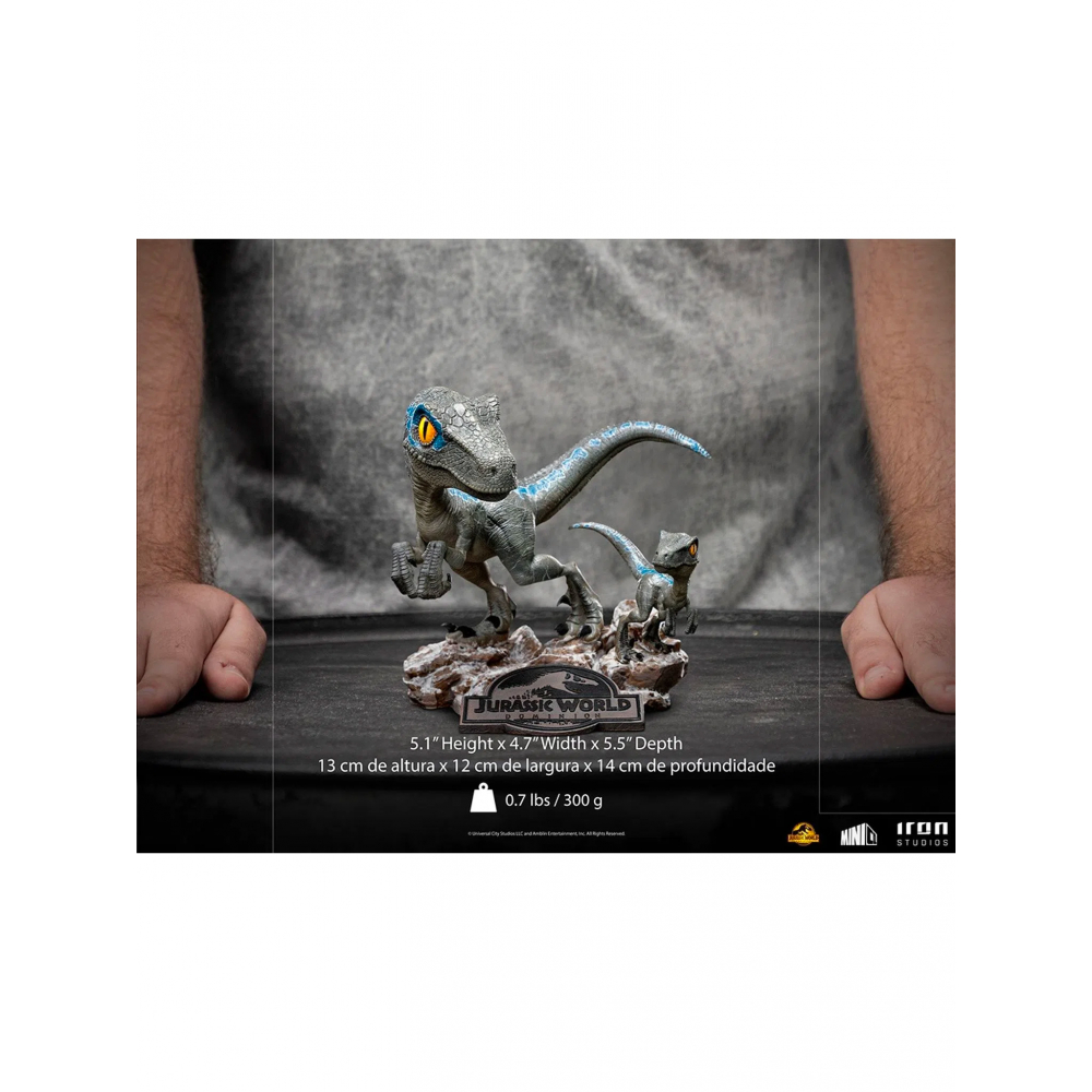 Jurassic World : Dominion - Figurine Blue + Beta MiniCo