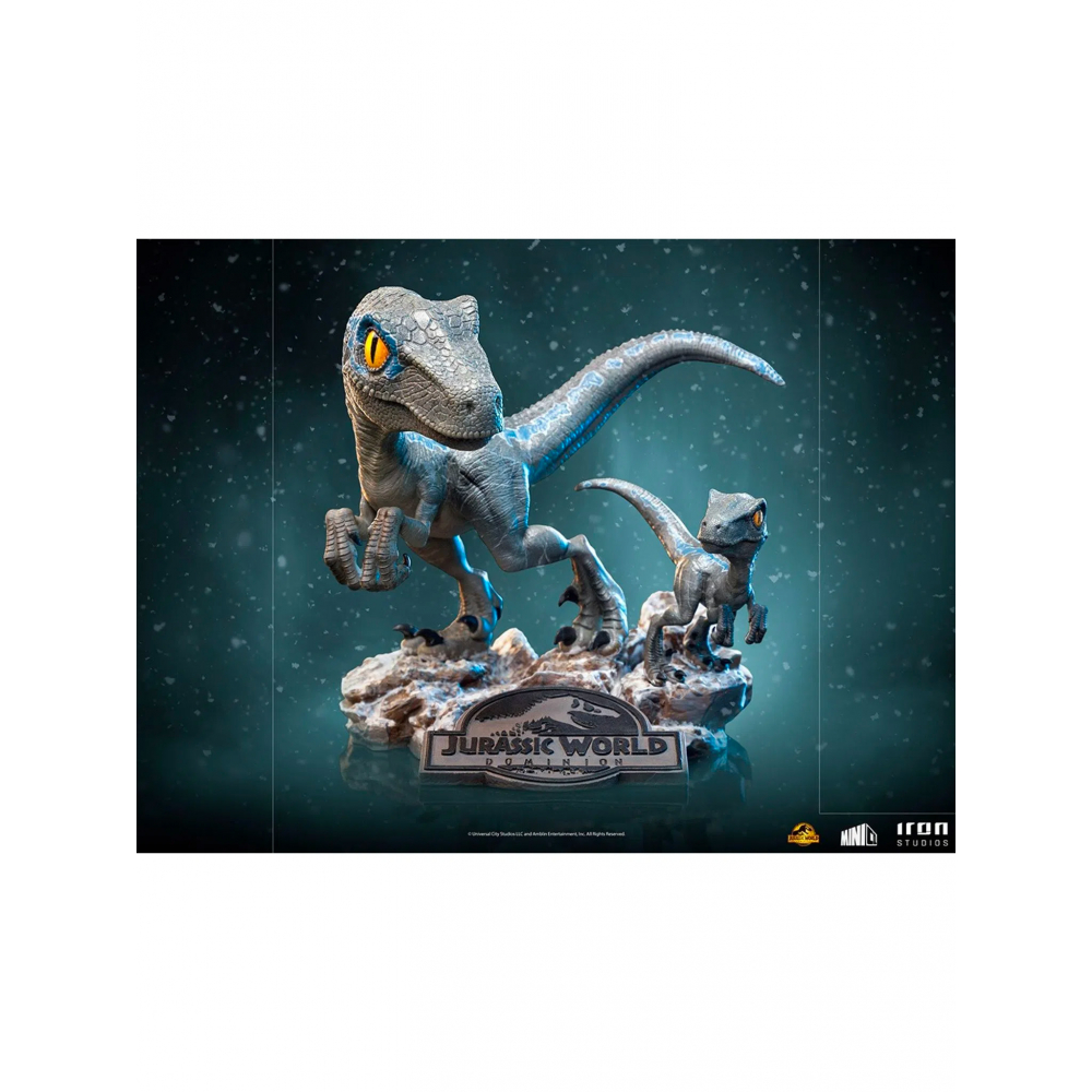 Jurassic World : Dominion - Figurine Blue + Beta MiniCo