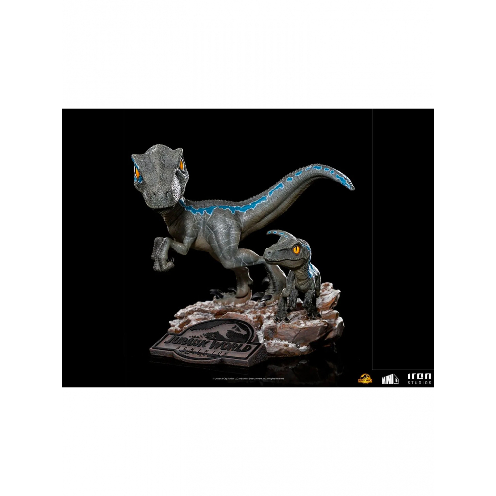 Jurassic World : Dominion - Figurine Blue + Beta MiniCo