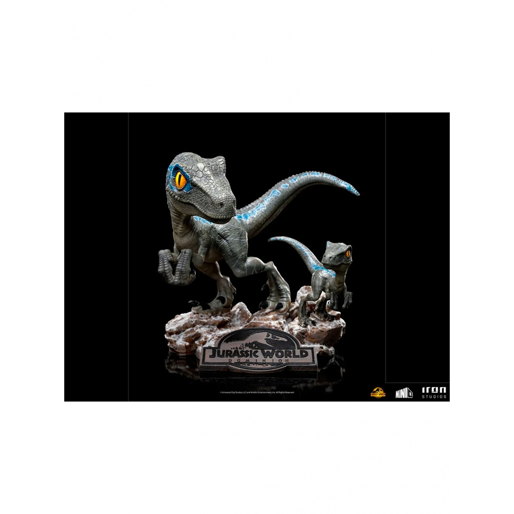 Jurassic World : Dominion - Figurine Blue + Beta MiniCo