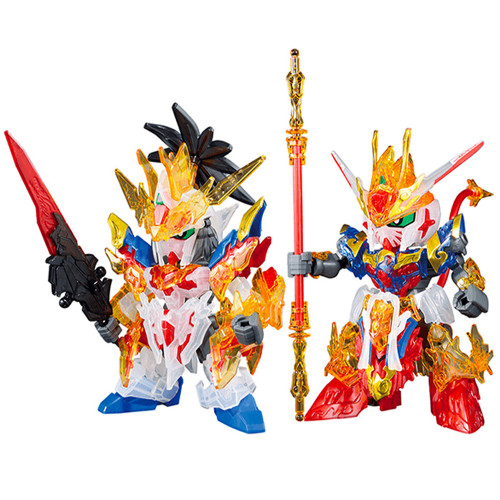 Gundam - Maquette Gundam World Heroes Liu Bei Unicorn & Goku Impulse Solid Clear Special Set [SD] Gunpla Ichiban Kuji [Lot C]