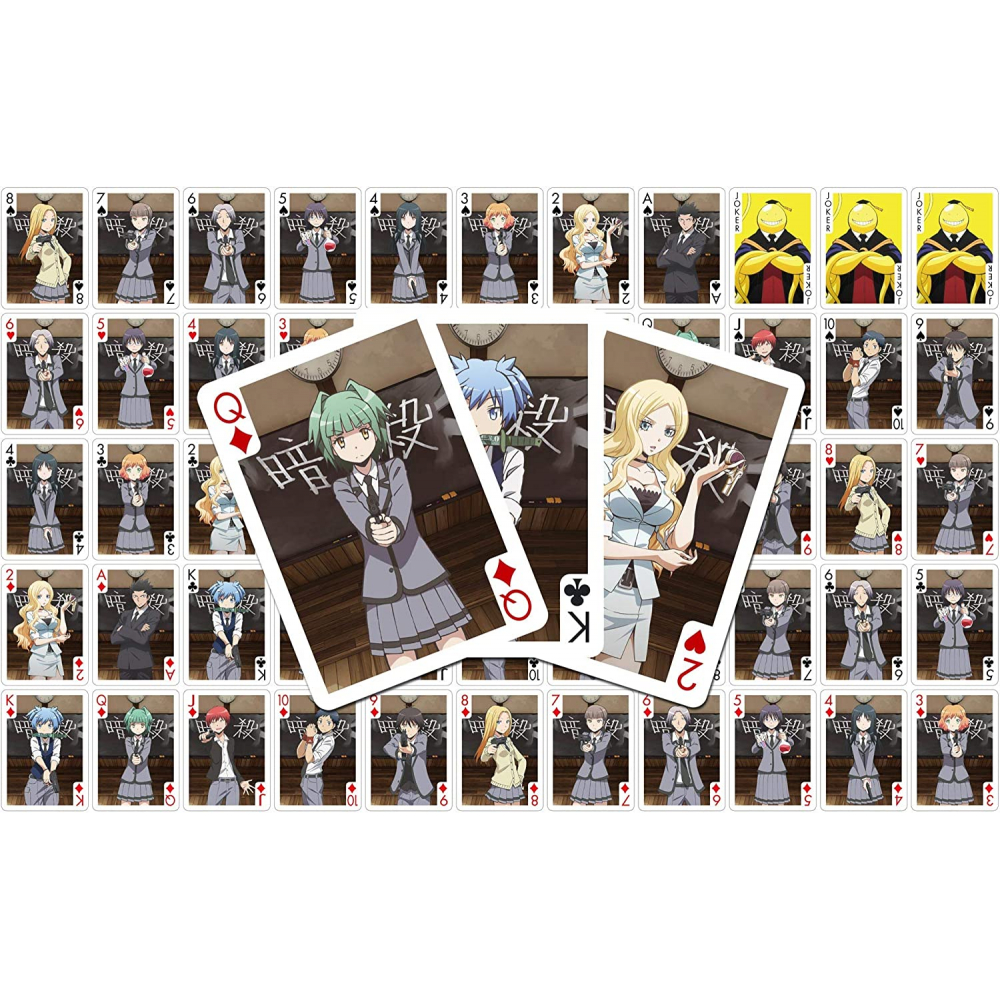 Assassination Classroom - Paquet de 52 cartes à jouer