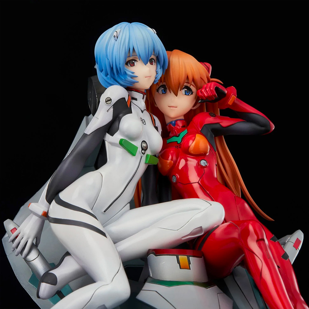 Evangelion - Duo de figurines Rei & Asuka Twinmore Object