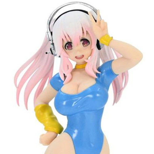 Super Sonico - Figurine Super Sonico 80s Blue Ver. Concept Figure