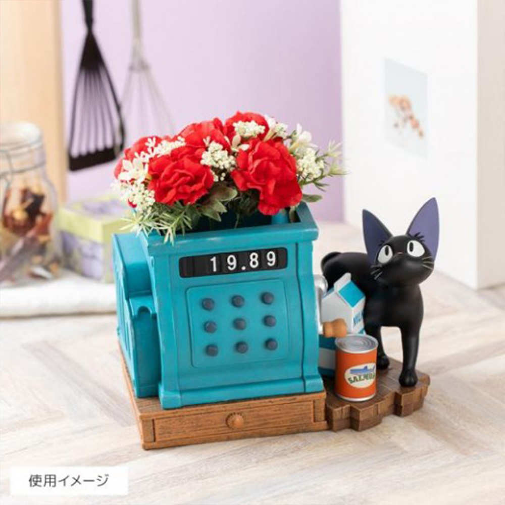 Ghibli - Figurine Jiji & Cash Register (Kiki La Petite Sorcière) Diorama