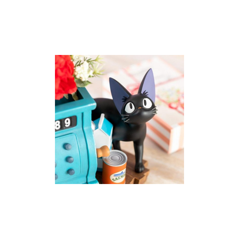 Ghibli - Figurine Jiji & Cash Register (Kiki La Petite Sorcière) Diorama