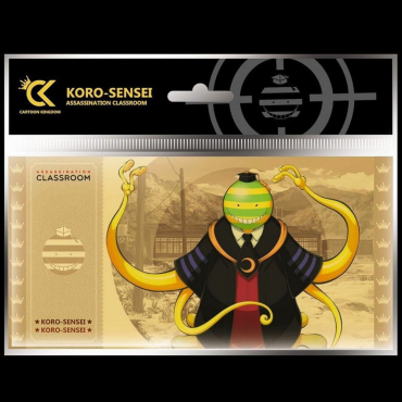 Assassination Classroom - Ticket d'Or Koro-Sensei (Rayures)