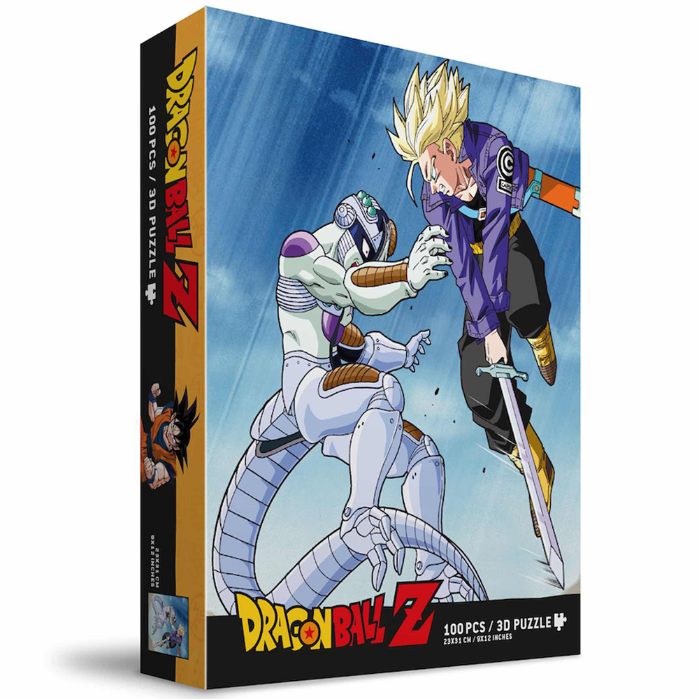 Dragon Ball Z - Puzzle Effet 3D 100 Pièces Trunks Vs. Freezer