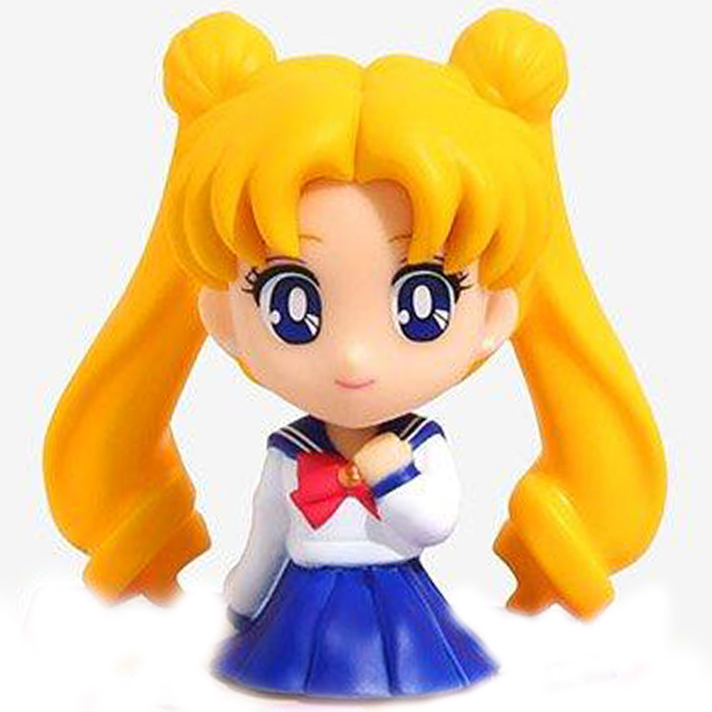 Sailor Moon - Figurine Secret Sailor Moon Usagi (Lycéenne) Relaxing Mascot Bandai Shokugan