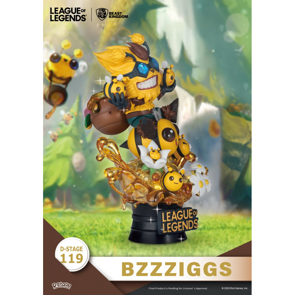 League Of Legends - Figurines Beemo + Bzzziggs Set Diorama [D-Stage 119]