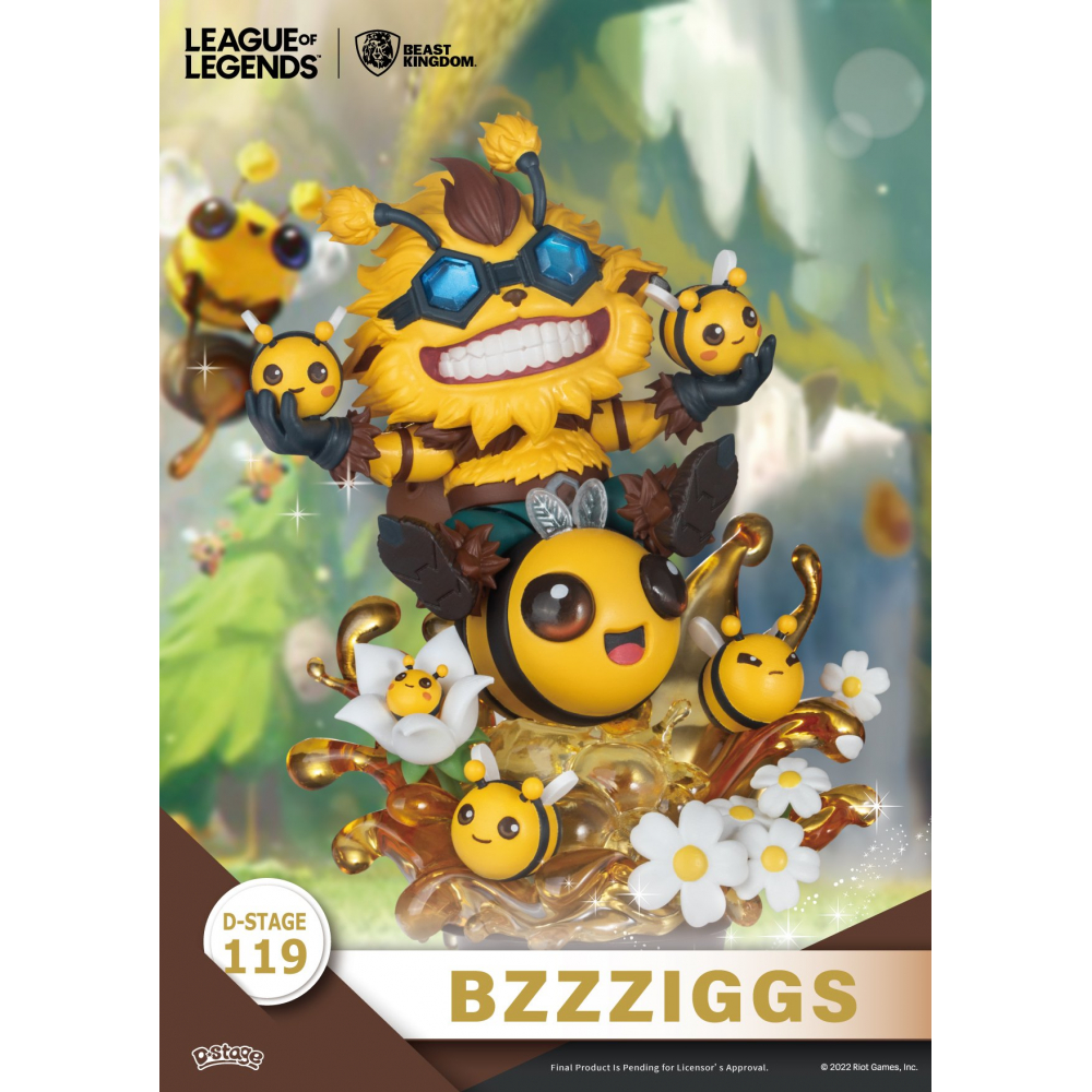 League Of Legends - Figurines Beemo + Bzzziggs Set Diorama [D-Stage 119]