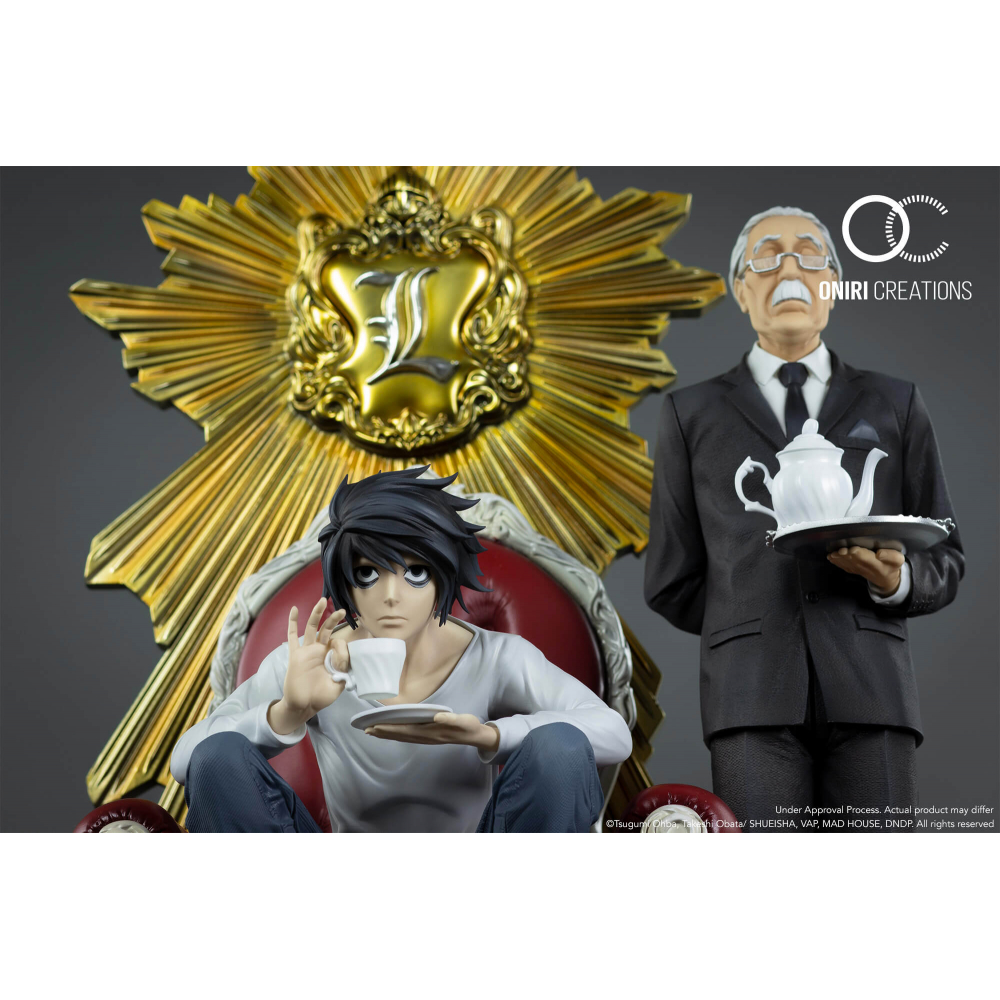 Death Note - Statue L & Watari Diorama