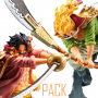 One Piece - Pack de figurines duo Gol D. Roger & Edward Newgate Manhood