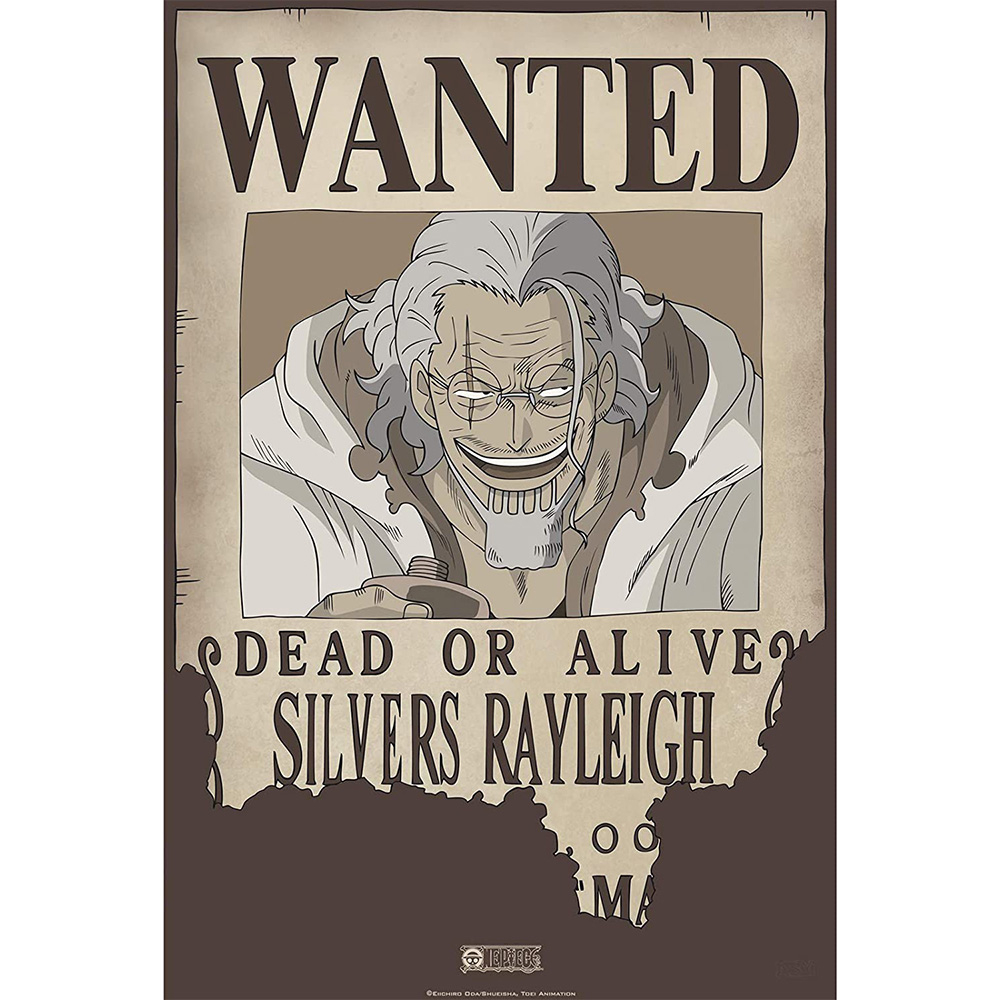 One Piece - Poster Wanted Silvers Rayleigh