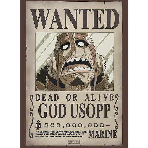 One Piece - Poster Wanted God Usopp