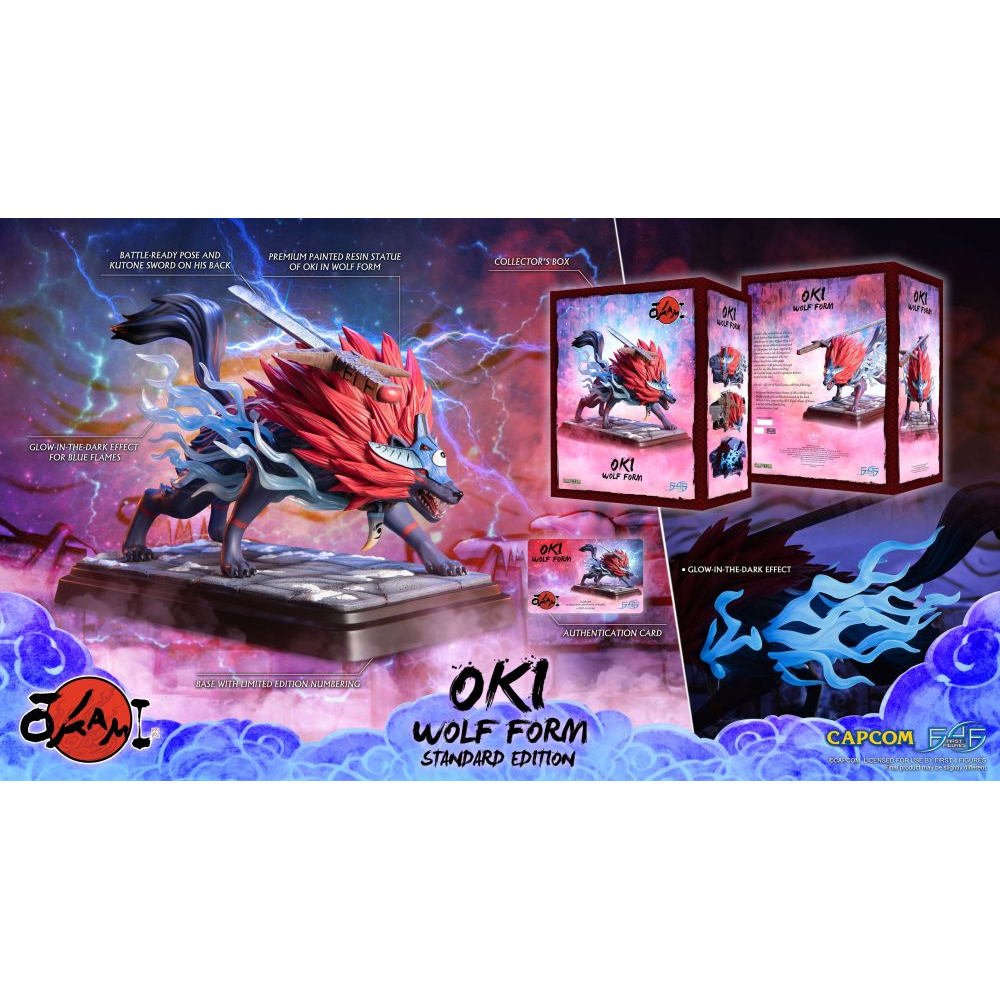 Okami - Figurine Oki Wolf Form Ver. Standard Edition