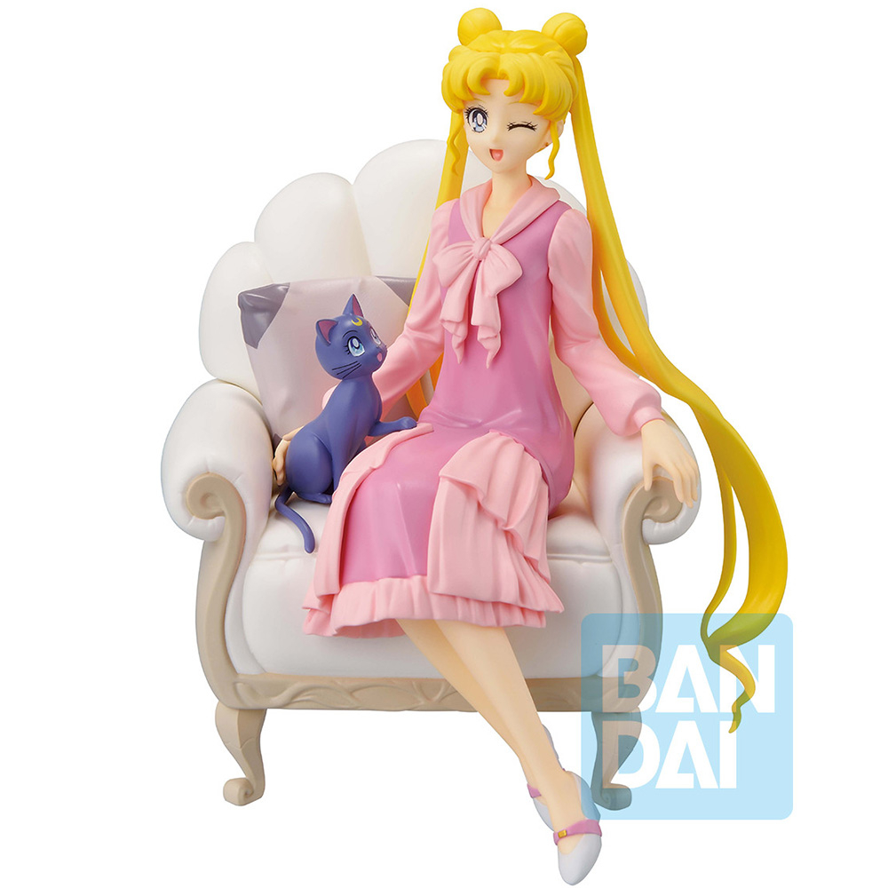 Sailor Moon - Figurine Luna & Usagi Antique Style Ver. Ichibansho