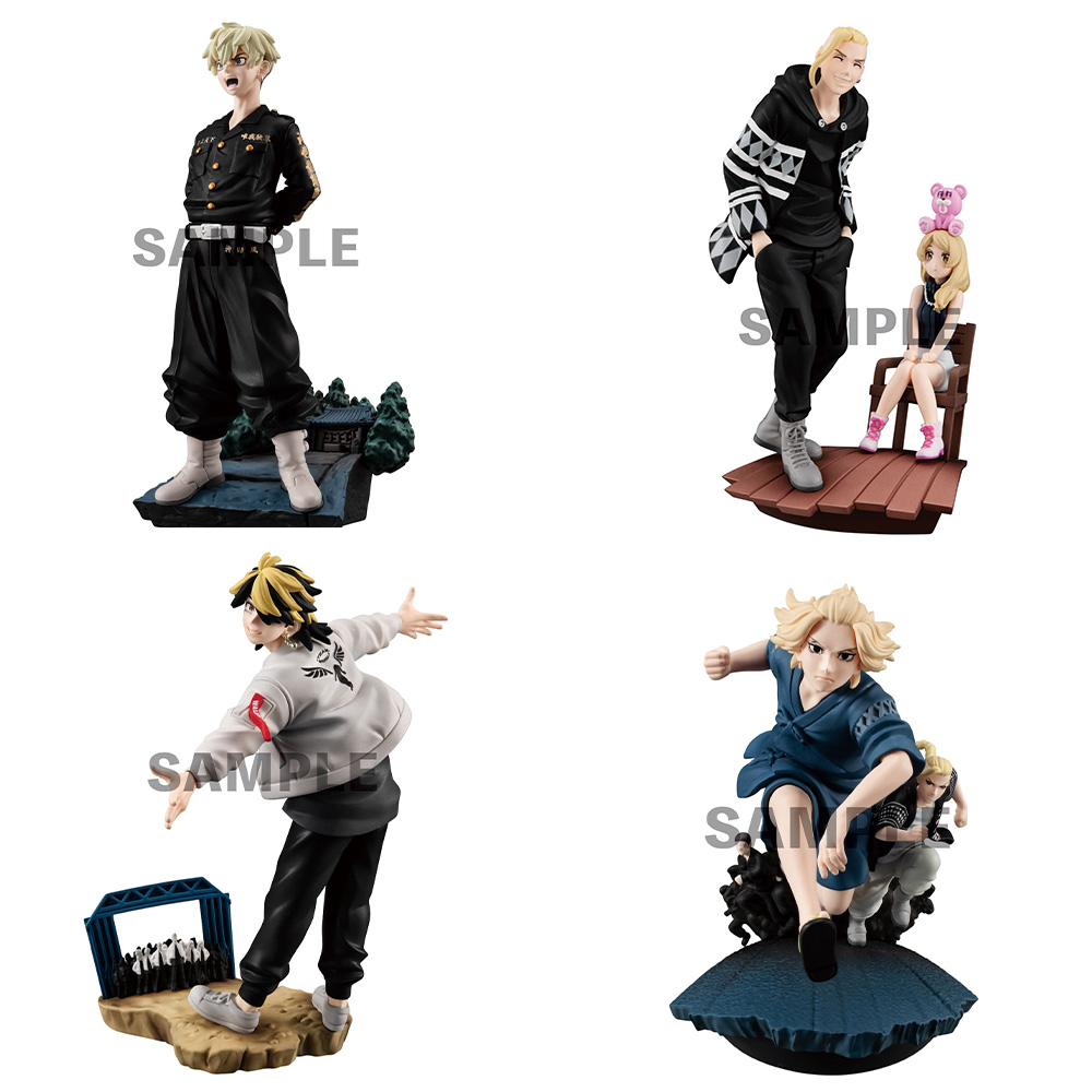 Tokyo Revengers - Pack de 4 Figurines Tokyo Revengers Toman Heroic Scenes Vol. 2 Petitrama