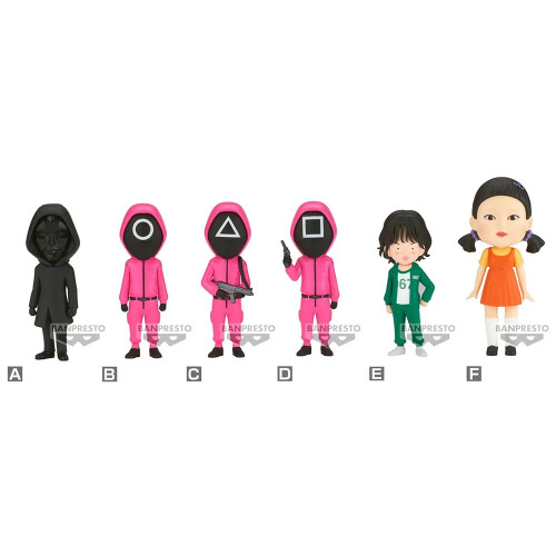 Squid Game - Pack de 6 Figurines WCF