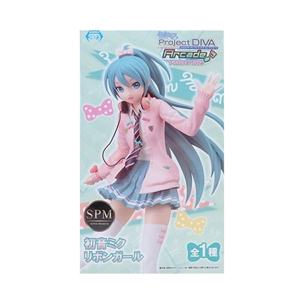 Vocaloid - Figurine Hatsune Miku SPM Ribbon Girl Project Diva Arcade