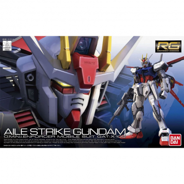 Gundam - Maquette Aile Strike Gundam [RG] 03 O.M.N.I Enforcer Mobile Suit GAT-X105