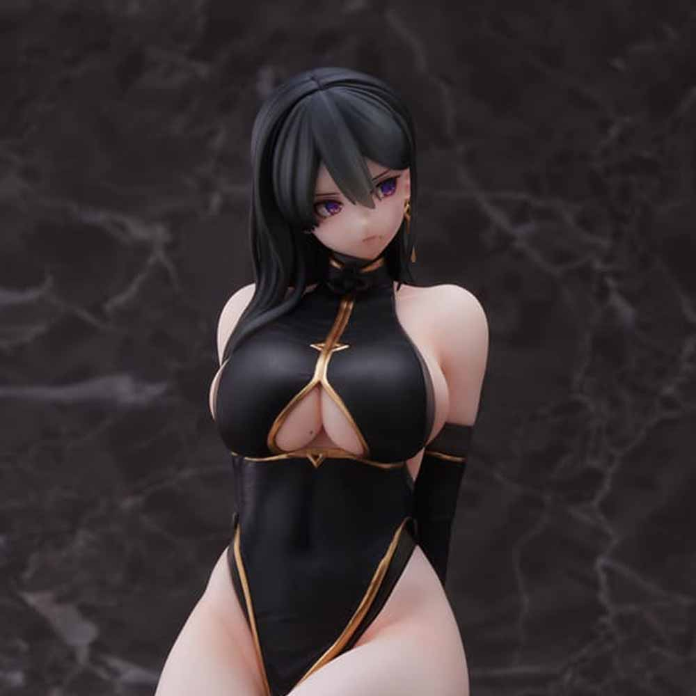 Original character - Figurine Black China Dress-chan Hayabusa Illustration