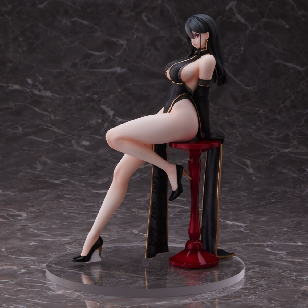 Original character - Figurine Black China Dress-chan Hayabusa Illustration