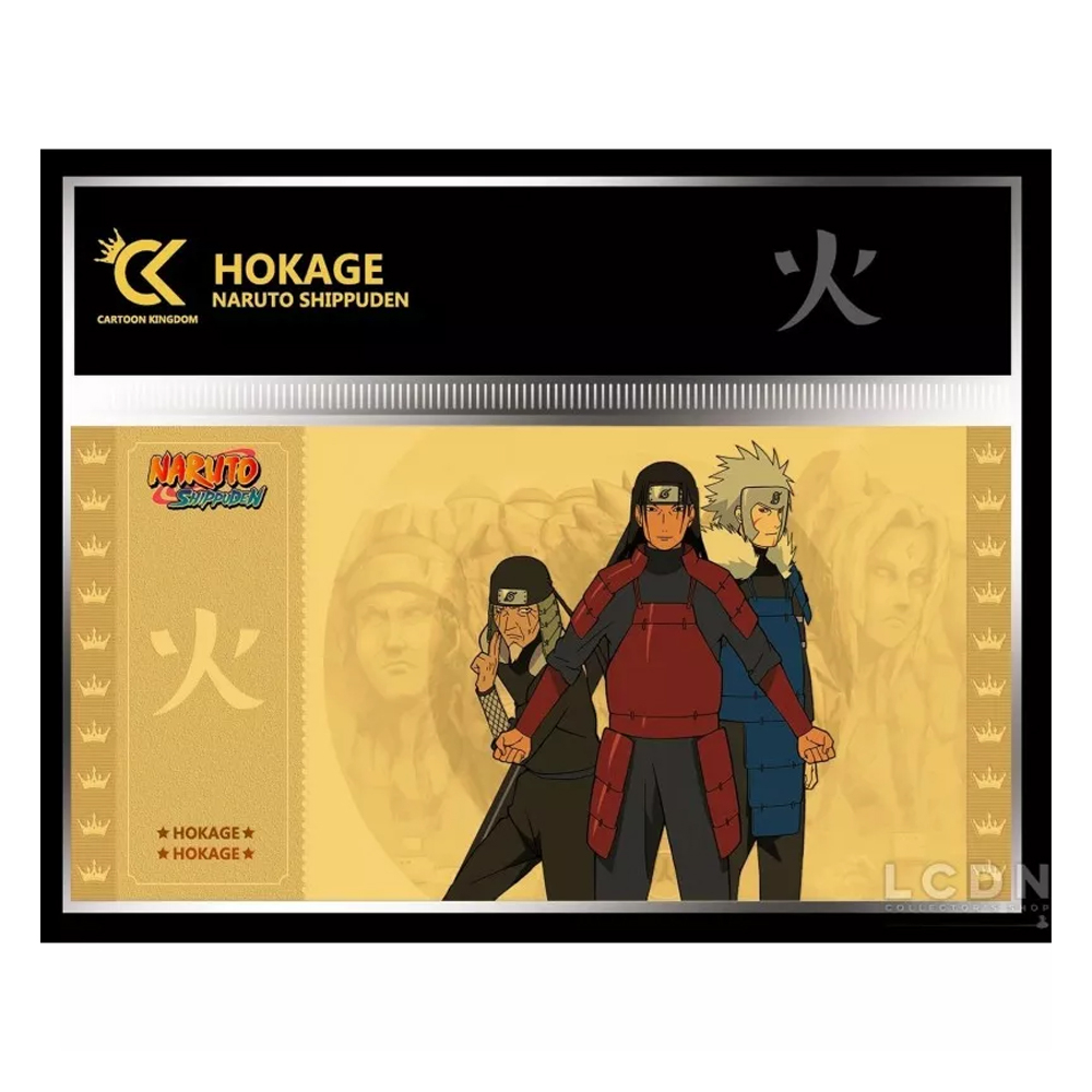 Naruto Shippuden - Ticket d'Or Hashirama Senju & Tobirama Senju & Hiruzen Sarutobi Hokage Col.3