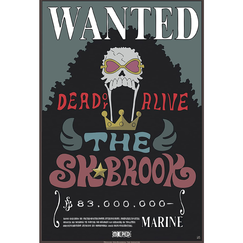 One Piece - Poster Wanted Brook