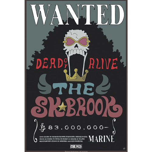 One Piece - Poster Wanted Brook