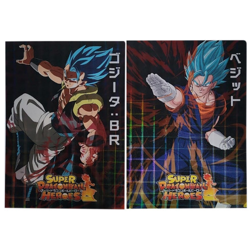 Super Dragon Ball Heroes - Duo Porte Documents Gogeta SSJ Blue & Vegeto SSJ Blue