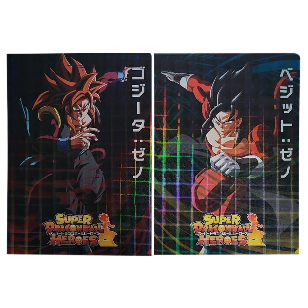 Super Dragon Ball Heroes - Duo Porte Documents Gogeta Xeno SSJ 4 & Vegeto Xeno SSJ 4