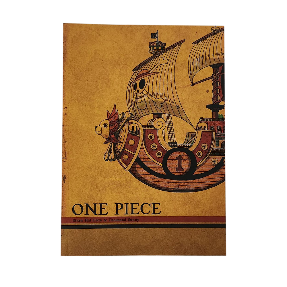 One Piece - Cahier De Note Straw Hat Crew & Thousand Sunny